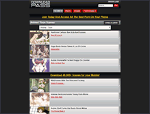 Tablet Screenshot of animeillustrated.com
